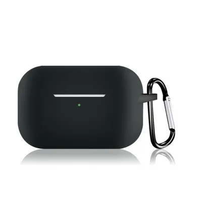 Produktbild von Silikon Mini Wireless Earphone Protective Case Storage Box für Air-Pods Pro 3-Schwarz