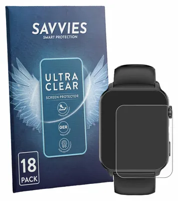 Produktbild von 18x Für Baolubao R30MAX 1.91" Schutzfolie Savvies Displayschutz Display Schutz Folie Klar Transparent