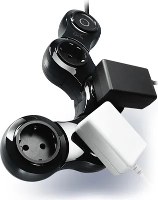 Zdjęcie produktu dla Niecodzienna listwa zasilająca Pivot Power – czarna