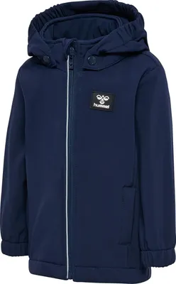 Produktbild von hummel hmlMARS TEX MINI SOFTSHELL JACKET - BLACK IRIS - 80