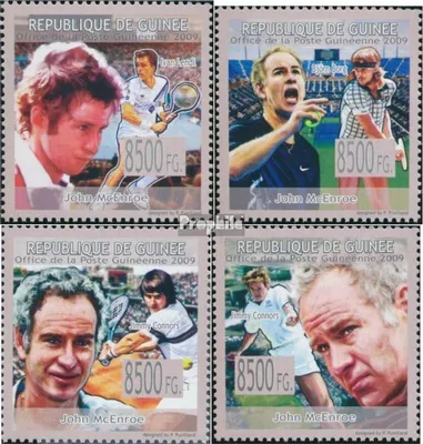 Produktbild von Briefmarken Guinea 2009 Mi 6669-6672 (kompl. Ausgabe) postfrisch John Mc Enroe, Connors, Borg, I. Lendl