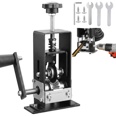 Kabelstripmachine 1–25 mm, Handkurbel, Ersatzklinge, Stahl/ABS
