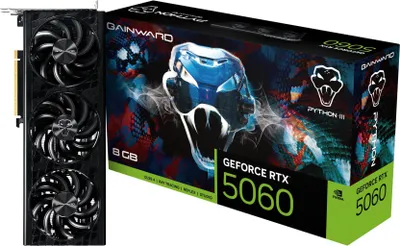 Image de Gainward RTX5060 Python III 8GB GDDR7 HDMI 3xDP