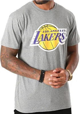 Produktbild von Mitchell und Ness T-Shirt Nba Los Angeles Lakers Team Logo Tee M BMTRINTL1268LALGYML