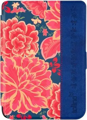 Produktbild von Tolino shine / shine color - Tasche Slim - Flower Fiesta Blue