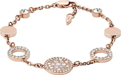 Produktbild von FOSSIL Armband Mosaic Bracelet Rosegold roségoldfarben