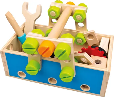Produktbild von Mertens Bunte Werkzeugkiste, 50 tlg. ab 3 Jahren, 82147