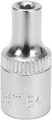 Produktbild von Torx-Stecknuss E4 1/4" aus Chrom-Vanadium-Stahl
