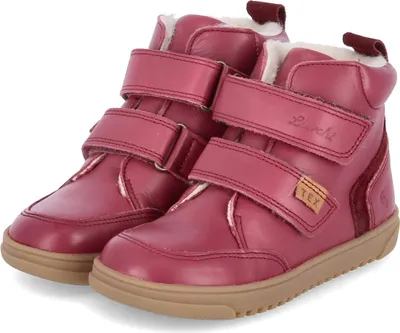 Produktbild von Lurchi Barefoot Kinder Klettschuhe/ Winterstiefeletten/ Lauflernschuhe MILIO Rot Glattleder  Größe: 29