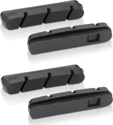 Produktbild von XLC BS-X15 Ersatzbremsgummi für Alufelgen, Campagnolo Type, schwarz (2 Paar)