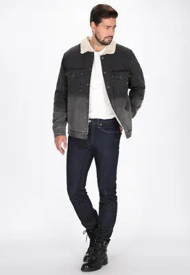 Image de Veste pour homme SAPORTA - vintage, noire, taille XL
