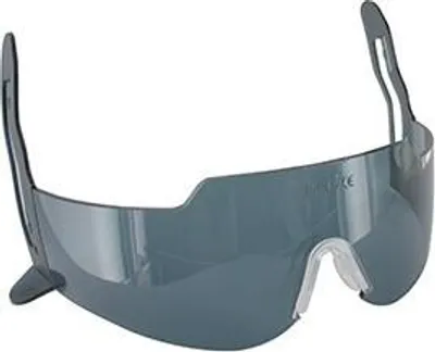 Produktbild von Sicherheitsbrille, einklappbar, integriert und getönt für Forsthelm 9102360 und Baumschnitthelm 9102370. Norm EN166