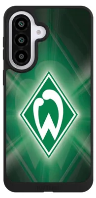 Produktbild von NIVOCASE Handyhülle für Samsung Galaxy A57 5G  Hülle NIVOpure Case Schwarz Offizielles Lizenzprodukt SV Werder Bremen Wappen