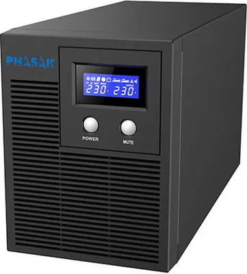 Produktbild von Phasak PH 7621, Line-Interaktiv, 2,16 kVA, 1400 W, Reiner Sinus, 165 V, 290 V
