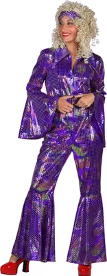 Produktbild von Catsuit Disco 70er lila, Groesse:XL