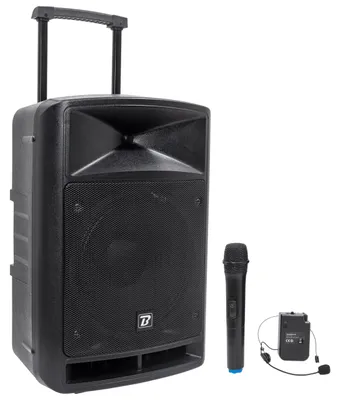 Productafbeelding van Draagbaar geluidssysteem, 600 W, met Bluetooth, USB-speler en handmicrofoon