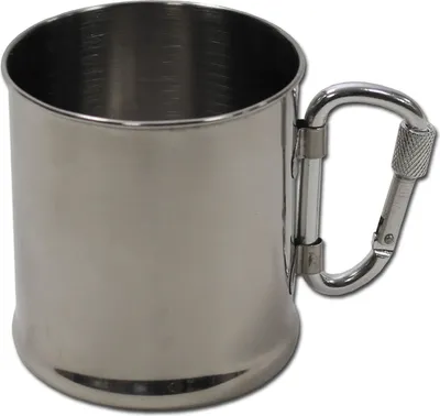 Produktbild von Fox Outdoor Edelstahl Tasse mit Karabiner Outdoor