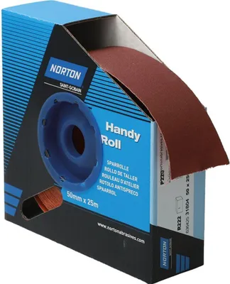 Produktbild von Saint Gobain Norton Clipper Sparrolle R222 50 mmx25 m P220