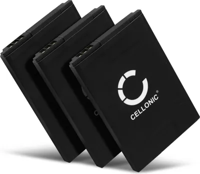 Produktbild von CELLONIC 3x Akku für Festnetz Kompatibel mit Siemens Gigaset SL400, Gigaset SL450HX, Gigaset SL78H, 4250366817255 - (850mAh, 3.7V)