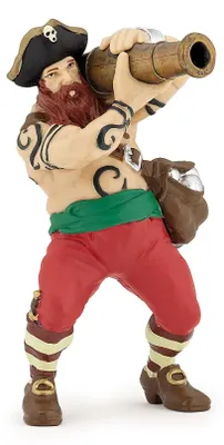 Produktbild von Papo Pirat Mit Kanone, 3 Jahr(e), Pirates and Corsairs, Mehrfarbig, PVC