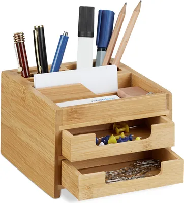 Obrázok produktu pre relaxdays 10022189_0 relaxdays Schreibtisch-Organizer braun