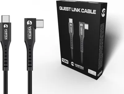 Imagen del producto de Cable de 10 metros de VortexVR, conector USB-C a Meta Quest Link, compatible con Quest 3, Quest 3S y Quest 2