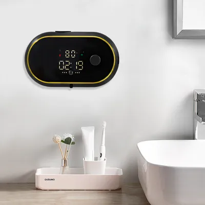 Image de Distributeur automatique de savon pour montage mural, fonction de réglage pour trois vitesses Distributeur automatique de savon électrique