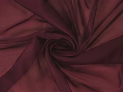 Produktbild von Voile Stoff Meterware 150 cm Breite Gardinenstoff, Bordeaux