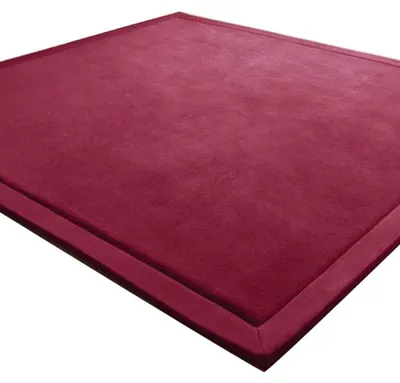 Produktbild von Dicke Krabbelmatte aus Korallensamt für Kinder, weiche Tatami-Teppiche, rutschfest, vergrößerte Spielmatte