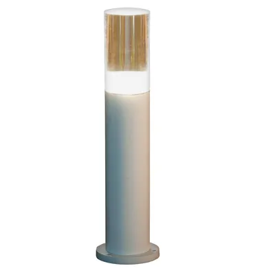 Produktbild von HEISSNER L473-00, Außensockel-/Pfostenbeleuchtung, Weiß, Metall, Garten, Bodenmontage, 1 Glühbirne(n)