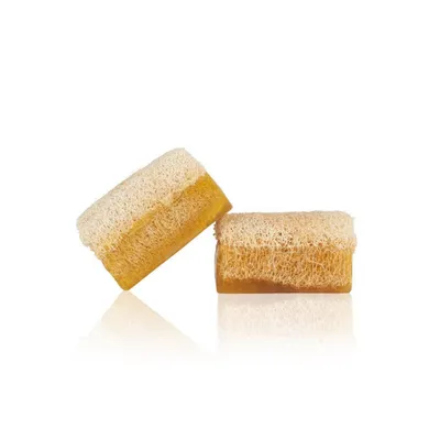 Lorbeer Seife mit Luffa Schwamm