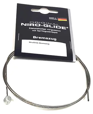 Produktbild von Bremszug 1,5 x 800 mm Niro-Glide Walzennippel Edelstahl Brems-Seil