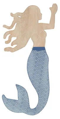 Immagine prodotto di Mauro Ferretti pannello da parete Sirena 30,5x2x60 cm blu naturale