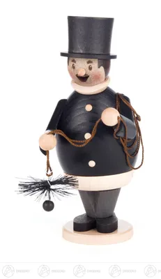 Produktbild von Räuchermann "Max" Schornsteinfeger  Breite x Höhe x Tiefe 7 cmx17 cmx10 cm NEU