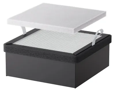 Produktbild von Luftreiniger-Filterset - YW45W - Hocheffizienter Filter - Filterpatrone - Papier und Aktivkohle - 178 x 178 x 70 mm