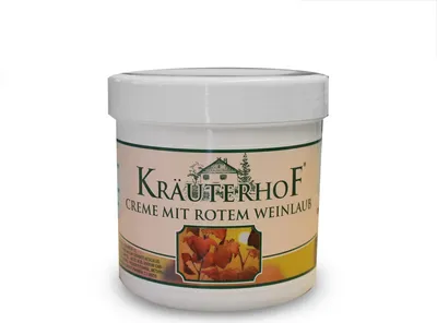Image de Crème ASAM Kräuterhof à la feuille de vigne rouge 250 ml