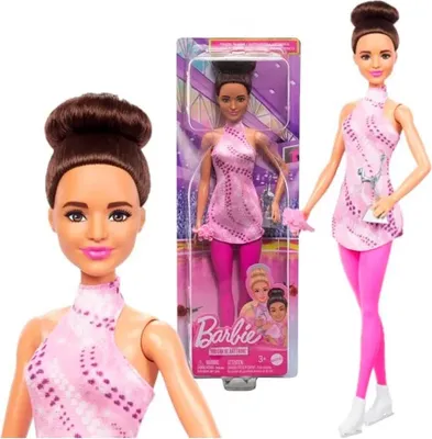 Produktbild von Mattel BARBIE Eiskunstläuferin Puppe HRG370 - Mattel  - (Mädchenwelten / Puppenmutter)