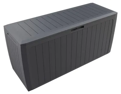 Image de Coffre de jardin, 290 L, résistant aux intempéries, anthracite