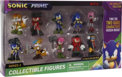Zdjęcie produktu dla Figurki Sonic - 12 sztuk w pudełku Deluxe