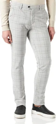 Produktbild von Jack & Jones 12205776, Chino, Erwachsener, Grau, Elasthan, Polyester, Viskose, Nicht bleichen, Nicht im Wäschetrockner trocknen