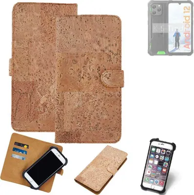 Produktbild von K-S-Trade Hülle kompatibel mit Blackview BV5300  Kork Handyhülle Cover  Schutzhülle TPU Case Bumper in Hellbraun, (1x)