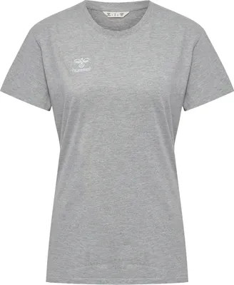 Produktbild von hummel T-Shirt Rundhalsausschnitt gesticktes Logo Regular fit Größe: M