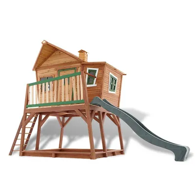 Produktbild von AXI Kinder-Holzspielhaus mit Rutsche Max