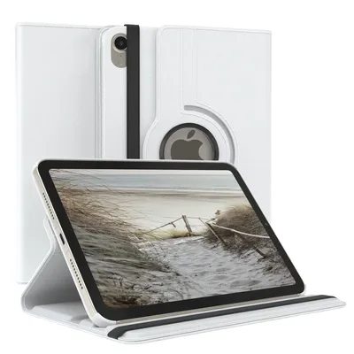 Produktbild von EAZY CASE - Tablet Hülle für Apple iPad Mini 6 (2021) Schutzhülle, Tablet Case 360° drehbar in Weiß