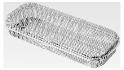 Produktbild von 10,8 x 4,4 x 2,8 feinmaschiger Edelstahlkorb für Essstäbchen in der Spülmaschine, für Schaufeln, Gabeln, Utensilien