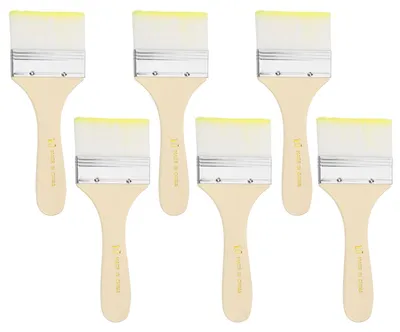 Immagine prodotto di Set di 12 pennelli – pennelli in nylon con manico in legno, ideali per l'arte e la pittura