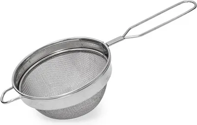 Obrázok produktu pre Cedník nerez ¤18cm s rúčkou, hlboký, jemný MEYERHOFF