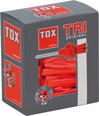 Produktbild von TOX Tri, Dübel, Beton, Rot, Deutschland, 1 cm, 61 mm