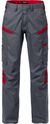 Produktbild von Fristads Damenhose 2554 STFP Grau/Rot 40