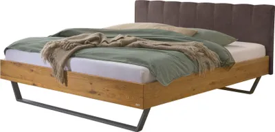 Produktbild von HASENA Schwebebett Enrico Wildeiche Kopfteil espresso 180x200